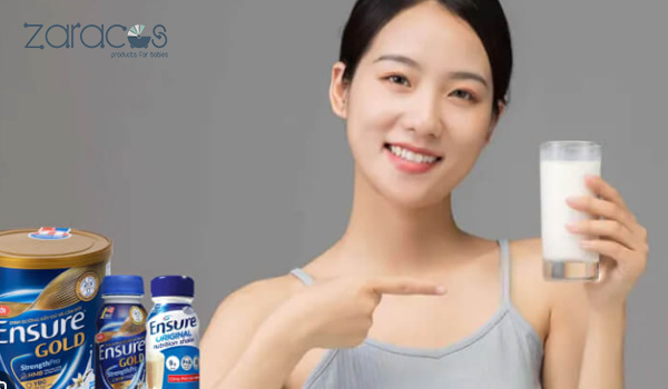 me-bau-uong-sua-ensure-duoc-khong